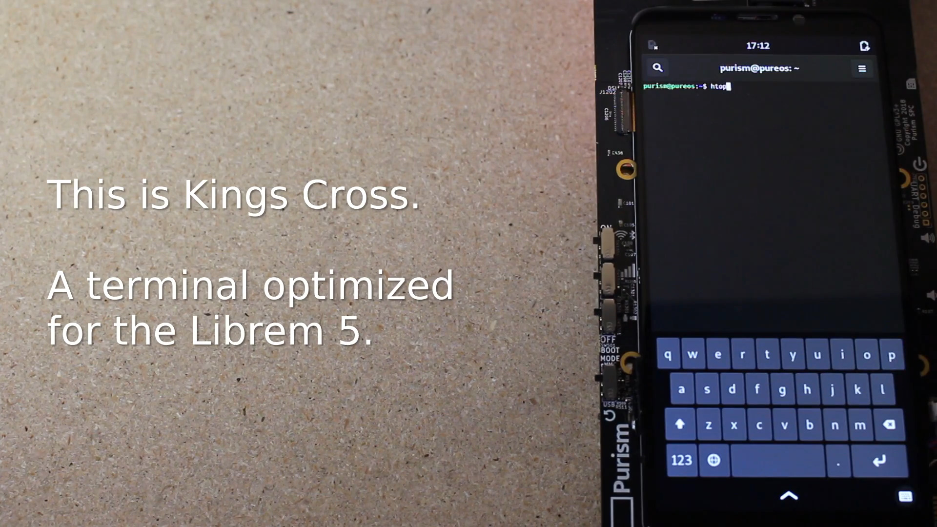 Librem 5: Kings Cross Terminal